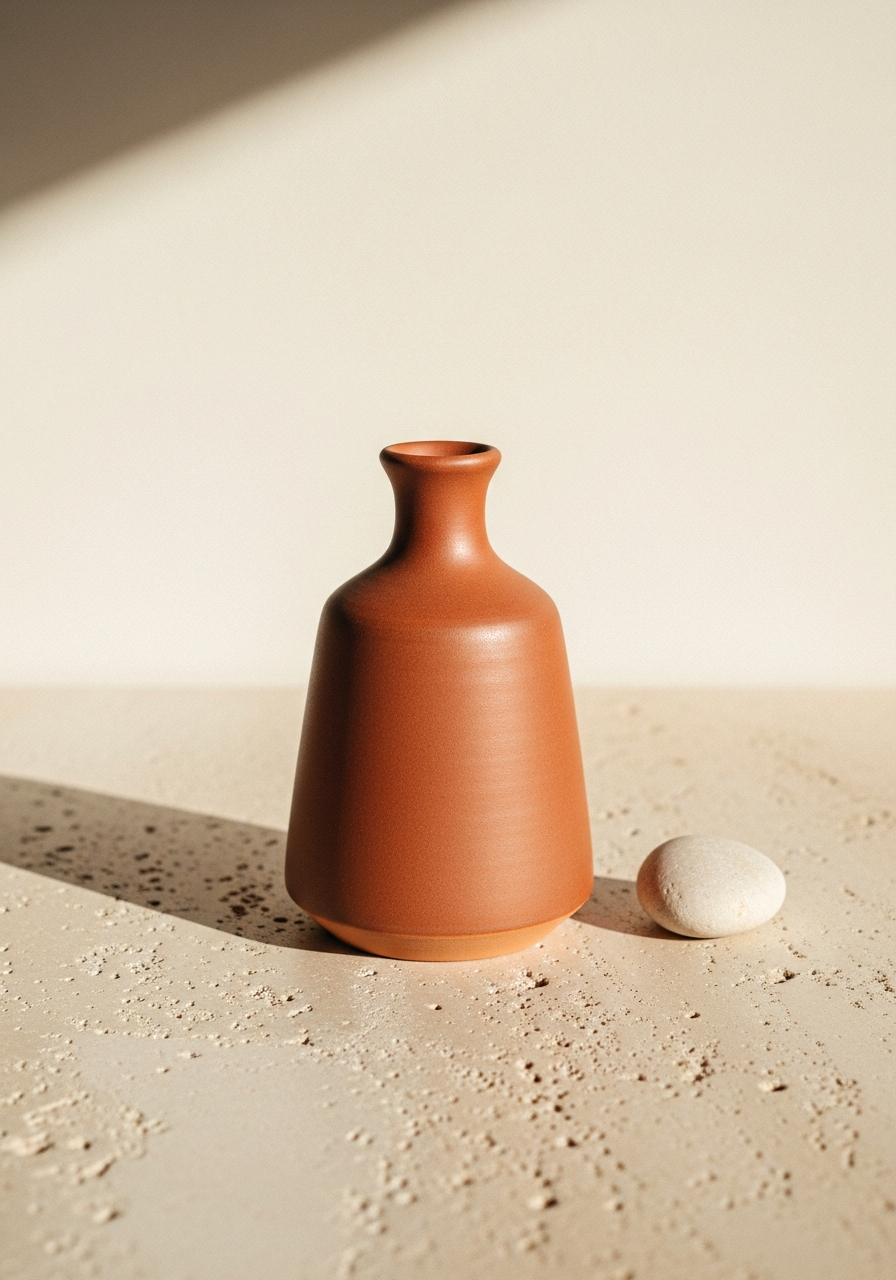 Hand-Thrown Bud Vase